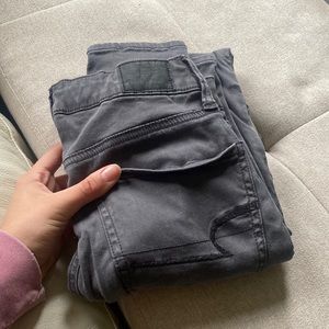 American Eagle high rise grey pant